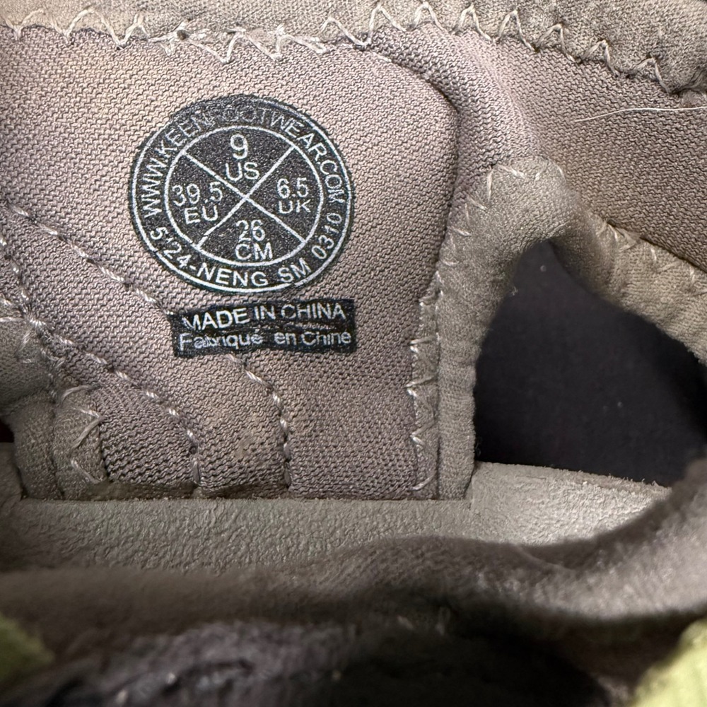 KEEN Whisper Sports Sandal Nile Green Gray Waterproof Hiking Womens 9 5124-NENG - Picture 10 of 14